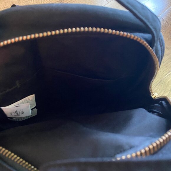 Sac à dos (Backpack) mini noir 2 cuir et nylon - Picture 4 of 6